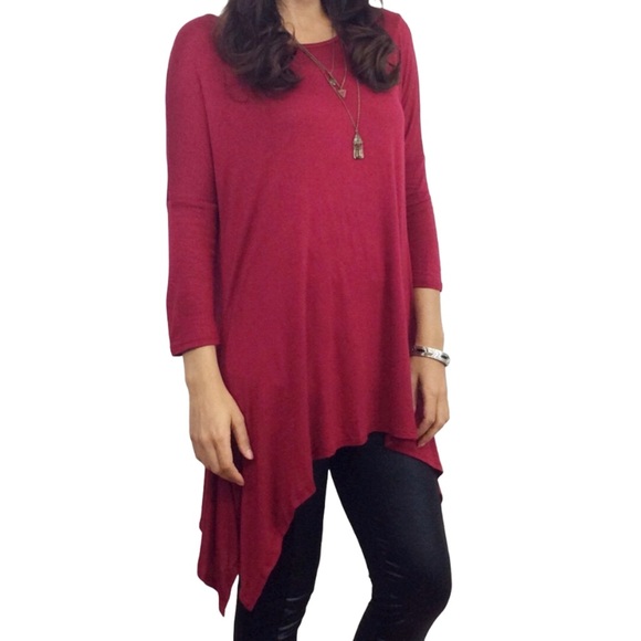 Dark Red Tunic - Picture 3 of 6